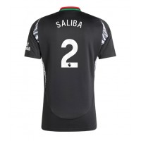 Billiga Arsenal William Saliba #2 Borta fotbollskläder 2024-25 Kortärmad